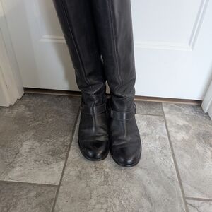 Men's Black Leather Boots